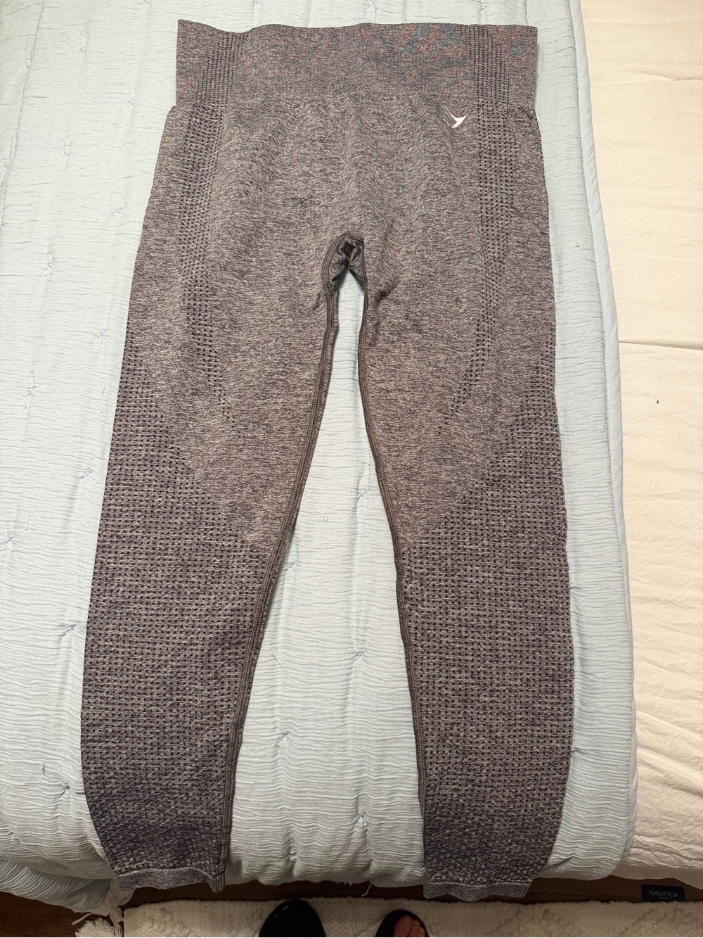 Gymshark Vital Seamless Leggings in Mark Grey. Size L